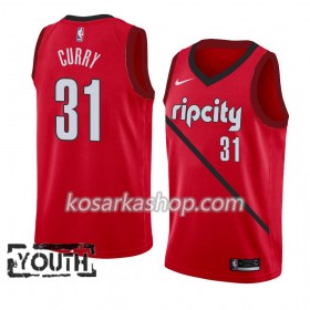 Dres Portland Trail Blazers Seth Curry 31 Nike 2018-19 Crvena Swingman - Dječji
